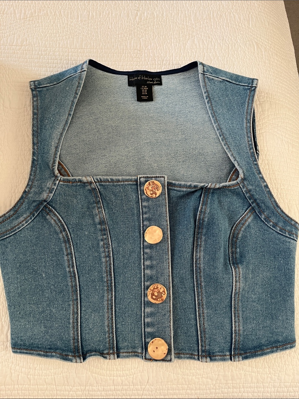 House of Harlow Denim Top